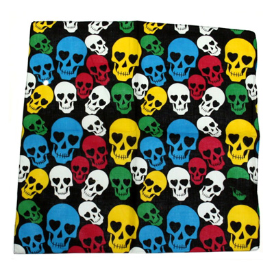 Zac's Alter Ego - Multi skulls Bandana - Multicolours